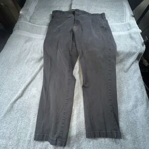 Men's 40 x 30 Lee X-Treme Extreme Comfort Straight Black Pants Elastic Waist GUC